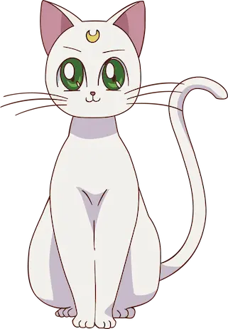 Artemis cat from Sailor Moon