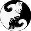 luna and artemis, yin and yan