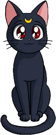 Luna cat from Sailor Moon